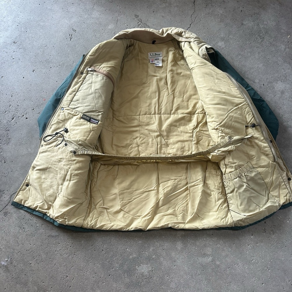Vtg LL Bean Maine Wardens Parka Jacket Green Goretex Thinsulate USA Made L‎ Tall - Picture 5 of 11